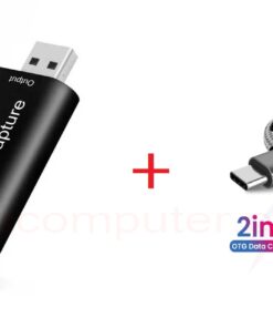 HDMI Video Capture Card kèm cáp chuyển đổi USB sang micro USB, USB Type C